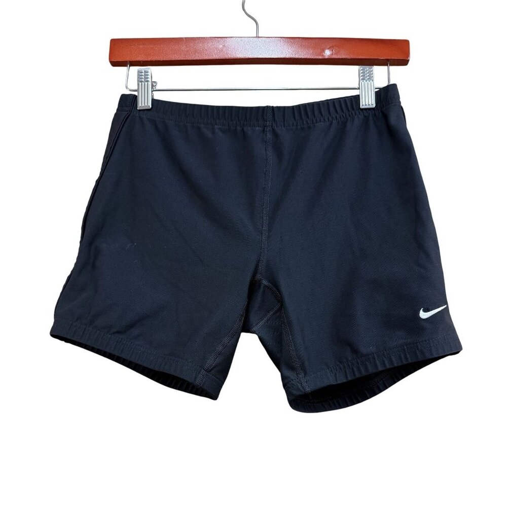 Nike Shorts Black Active High Rise Performance Short 6" Sz Small